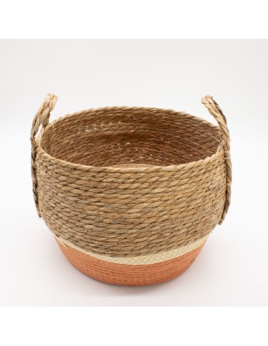 Grandes corbeilles paille & herbe marine – Rangement zen