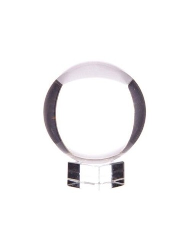 Sphère de cristal avec support – Mini contemplation zen