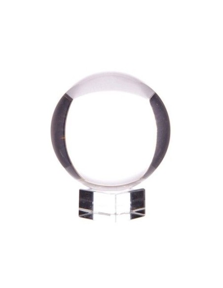 Sphère de cristal avec support – Mini contemplation zen