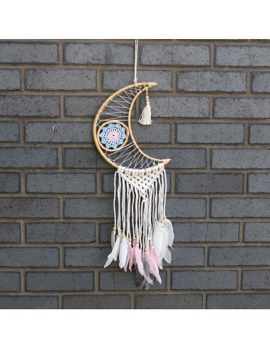 Attrape-rêves macramé lune – Douce protection