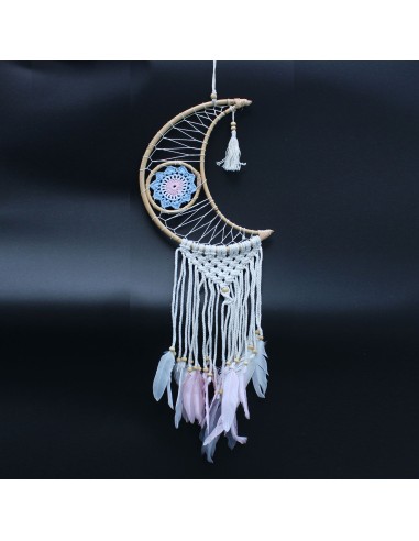 Attrape-rêves macramé lune – Douce protection