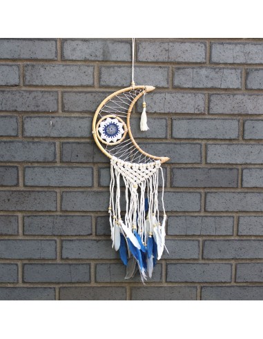 Attrape-rêves macramé lune – Douce protection