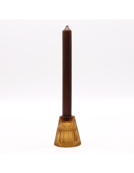 Photophore réversible pour dîner – Ambre ancien