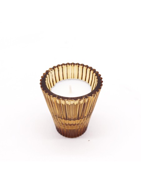 Photophore réversible pour dîner – Ambre ancien