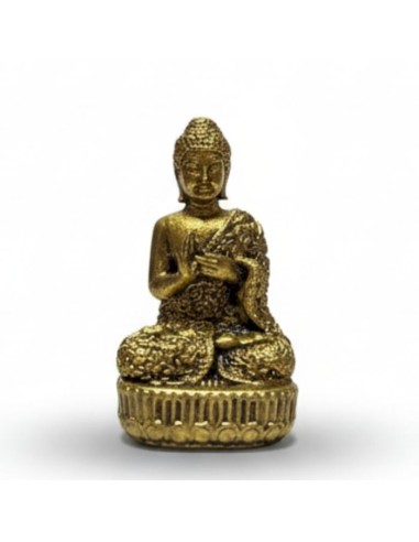 Mini statuette de Bouddha en laiton – Présence sacrée