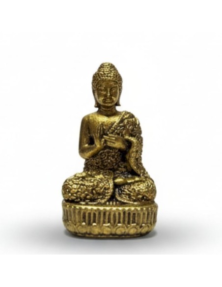 Mini statuette de Bouddha en laiton – Présence sacrée