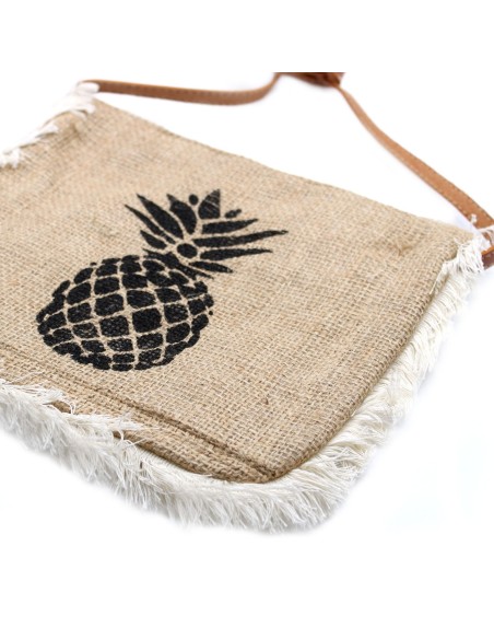 Sac à franges – Motif ananas