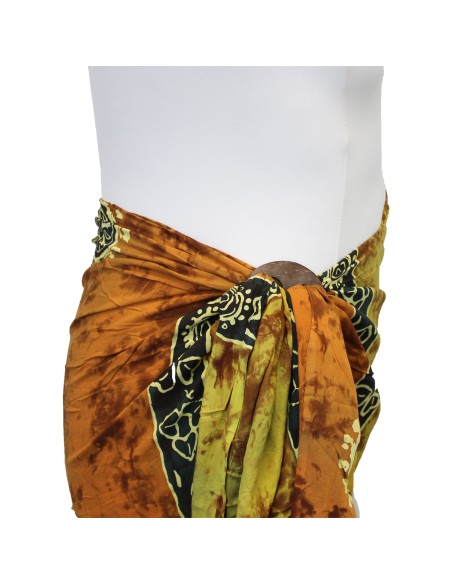 Pareo celtique de Bali – Pièces porte-bonheur (couleurs assorties)