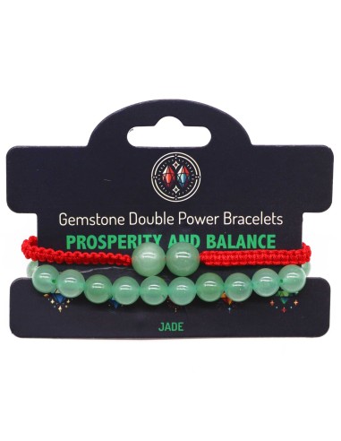 Bracelet double énergie en jade – Harmonie vitale