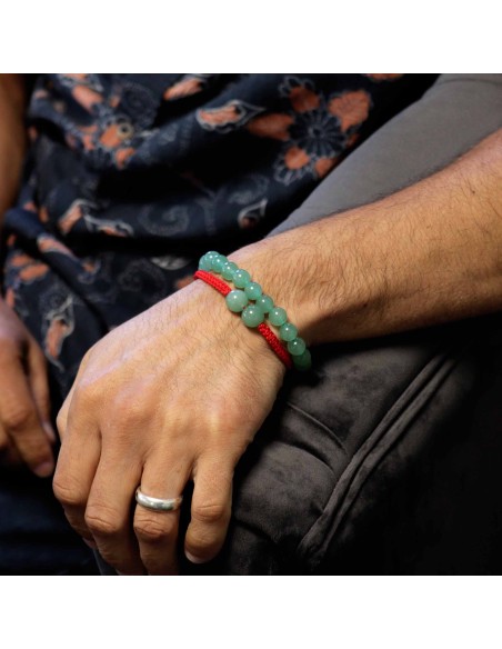 Bracelet double énergie en jade – Harmonie vitale