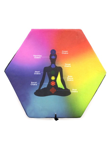 Set de bol tibétain – Bouddha noir & orangé