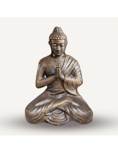 Statue de Bouddha priant – Présence sacrée