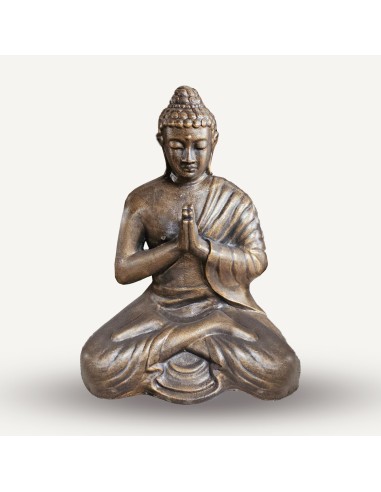 Statue de Bouddha priant – Présence sacrée