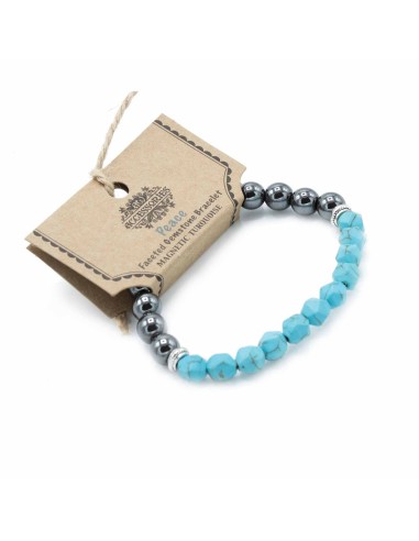Bracelet magnétique en turquoise – Apaisement
