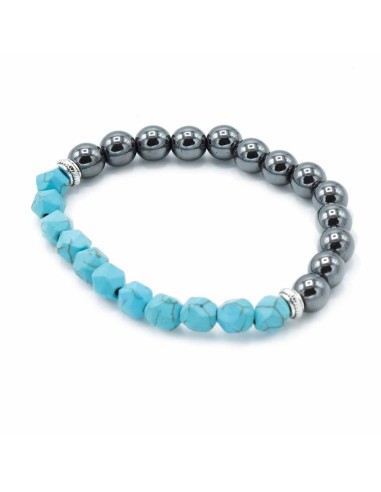 Bracelet magnétique en turquoise – Apaisement