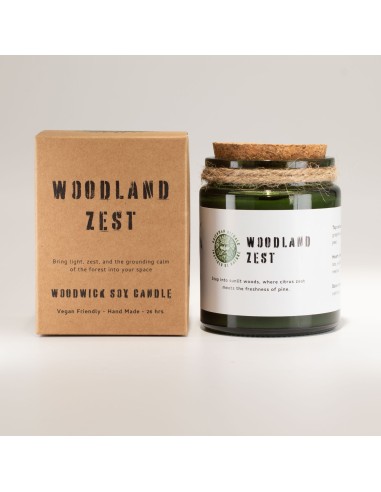Greenman – Bougie soja Woodwick «Essence de la forêt»