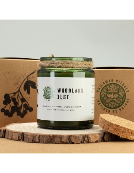 Greenman – Bougie soja Woodwick «Essence de la forêt»