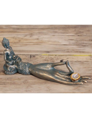 Brûleur d’encens Bouddha antique – Format main