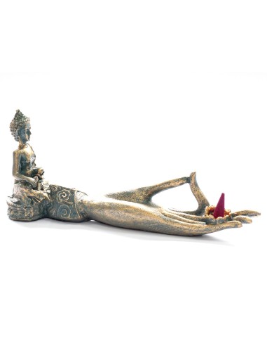 Brûleur d’encens Bouddha antique – Format main
