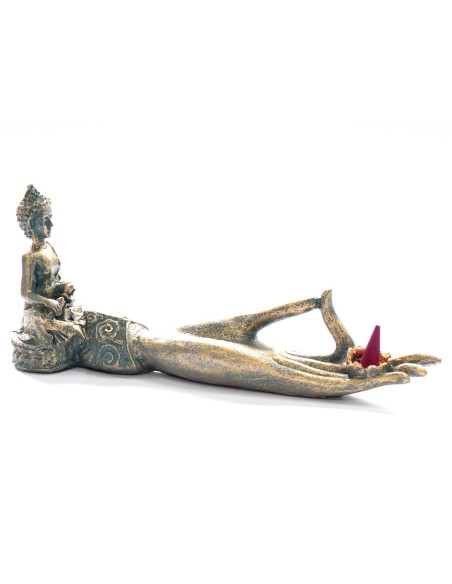 Brûleur d’encens Bouddha antique – Format main