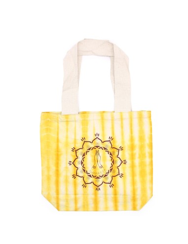 Sac cabas tie?dye – Mains Namasté jaune