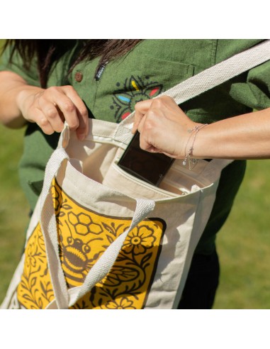 Sac tote Nomad Sari iconique – «?Sois bienveillante?»