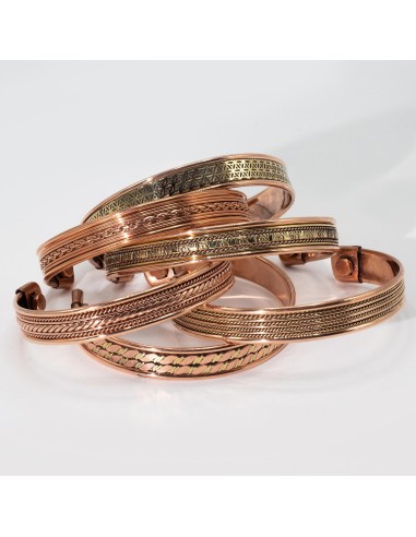 Bracelets cuivre & aimants – Énergie vitale