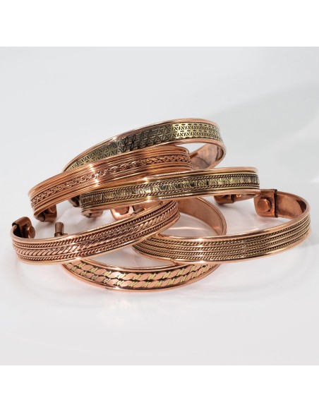 Bracelets cuivre & aimants – Énergie vitale