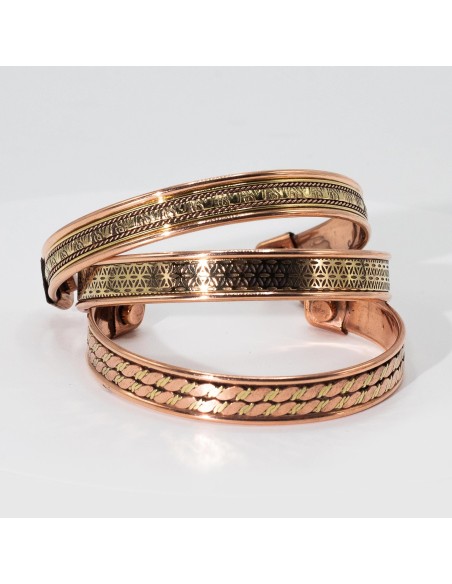 Bracelets cuivre & aimants – Énergie vitale