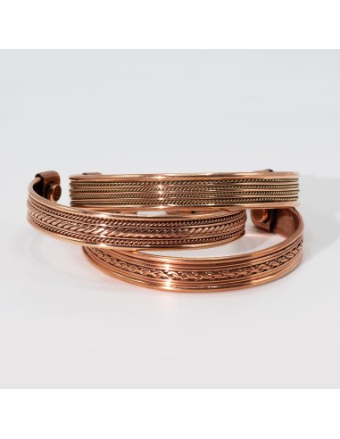 Bracelets cuivre & aimants – Énergie vitale