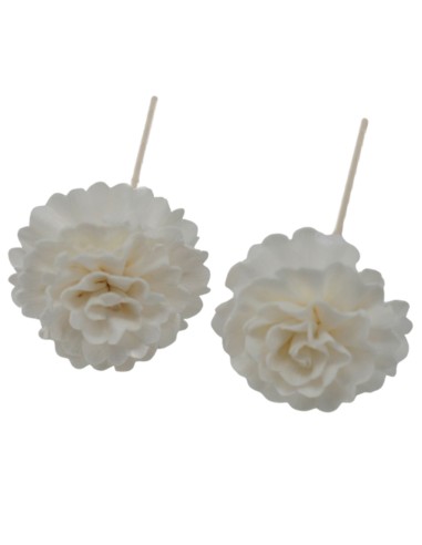 Diffuseur décoratif à fleurs naturelles – Œillet sur tige