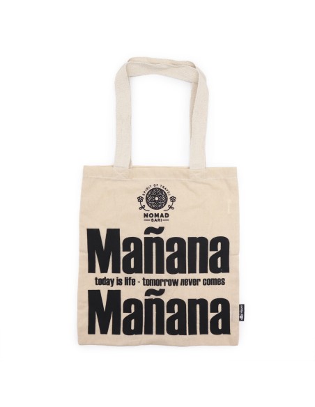 Sac cabas iconique en coton – «?Mañana Mañana?»