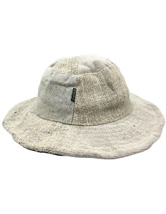 Chapeau de festival bohème en chanvre & coton – Naturel