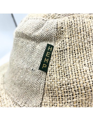 Chapeau de festival bohème en chanvre & coton – Naturel