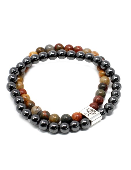 Bracelet magnétique jaspe Picasso – Créativité