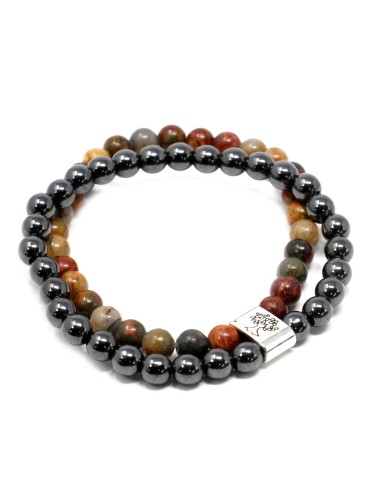 Bracelet magnétique jaspe Picasso – Créativité
