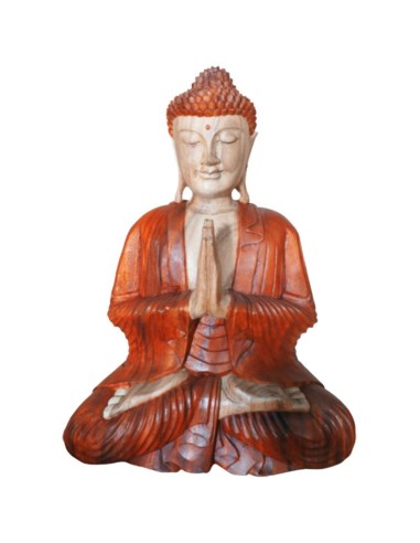 Statue de Bouddha sculptée à la main – Accueil bienveillant