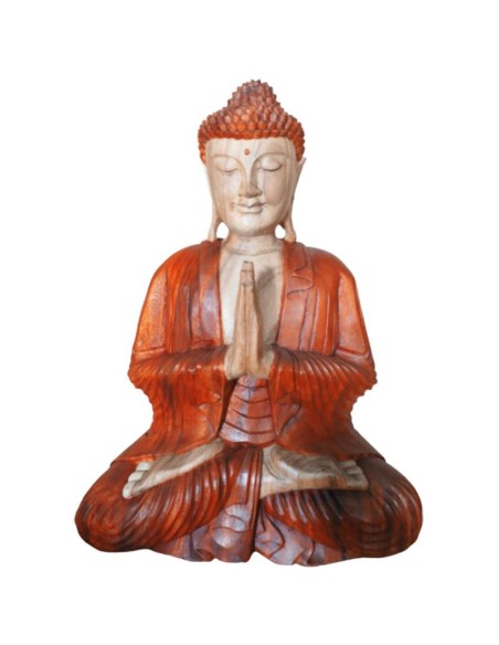 Statue de Bouddha sculptée à la main – Accueil bienveillant