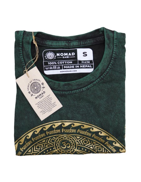 T?shirt Nomad Sari – Chakra vert (taille S)