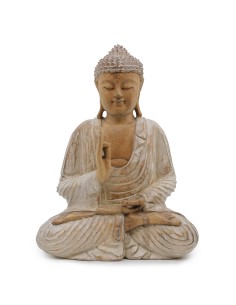 Statue de Bouddha blanchi – Transmission de sagesse
