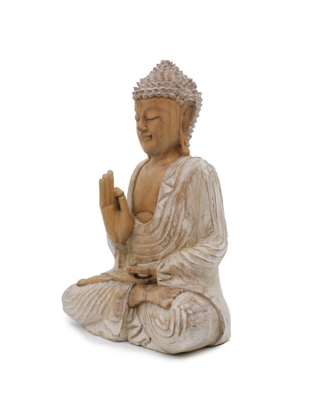 Statue de Bouddha blanchi – Transmission de sagesse