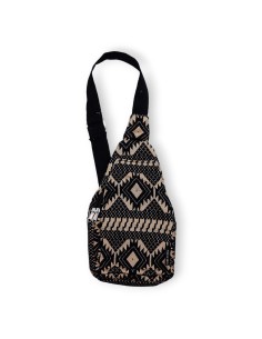 Sac bandoulière jacquard naturel – Telar del Desierto