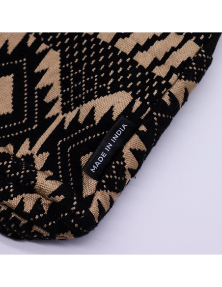 Sac bandoulière jacquard naturel – Telar del Desierto