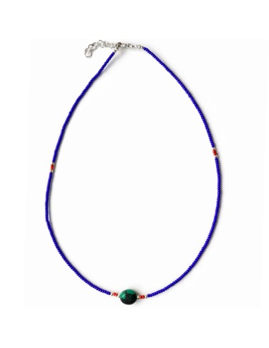 Collier fin lapis-lazuli & turquoise – Calme intérieur