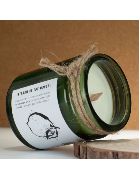 Greenman – Bougie soja Woodwick «Cèdre & agrumes»