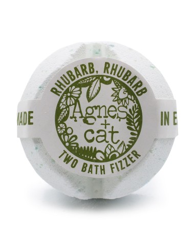 Agnes + Cat – Bombe de bain effervescente «Rhubarbe Rhubarbe»