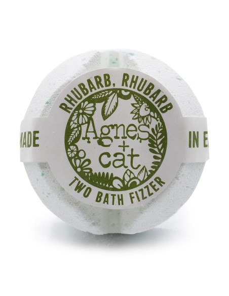 Agnes + Cat – Bombe de bain effervescente «Rhubarbe Rhubarbe»
