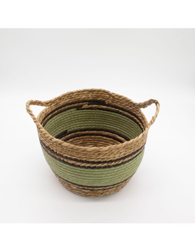 Grandes corbeilles coton & herbe marine – Rangement zen