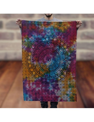 Tenture murale en coton – Mandala éléphant