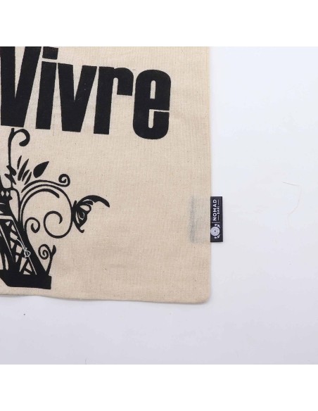 Sac cabas iconique en coton – «?Joie de vivre?»